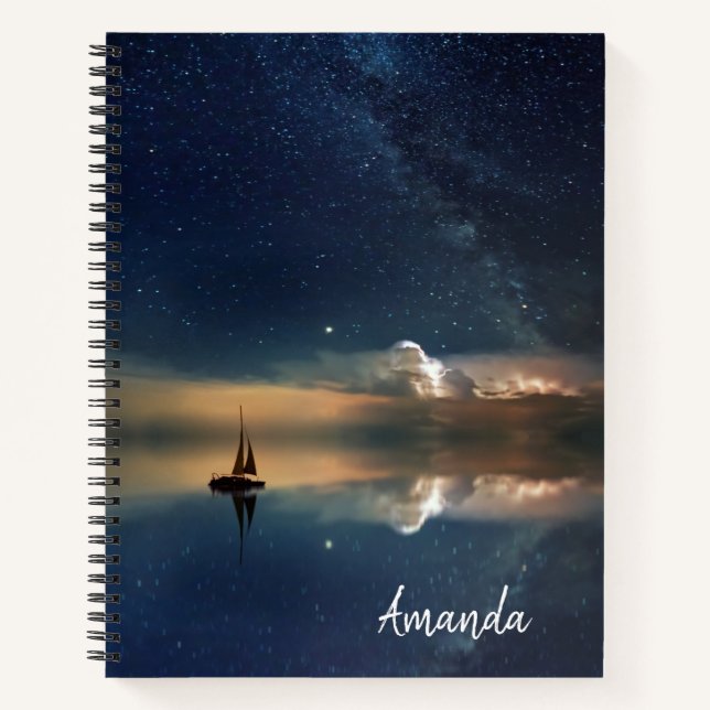 Night Sailing Notebook (Front)