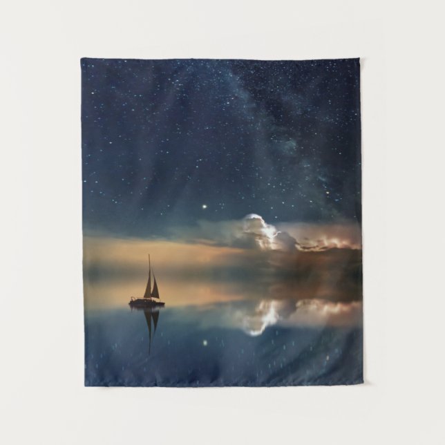 Night Sailing Tapestry (Front)