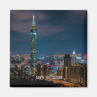Night Scene of Taipei 101, Taiwan