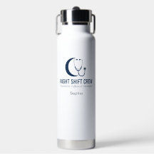 Night Shift Crew Nurse Stethoscope Moon Custom