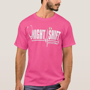 Night Shift Different Breed Stethoscope Funny Nurs T-Shirt