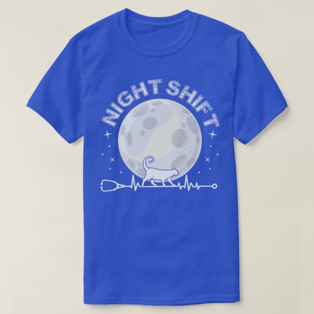 Night Shift Different Breed Stethoscope Funny Nurs T-Shirt (Design Front)