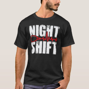 Night Shift Different Breed Stethoscope Nurse Rn T-Shirt