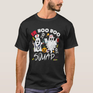 Night Shift Emergency Department ER Nurse Boo Crew T-Shirt