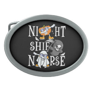 Night Shift Nurse Belt Buckle
