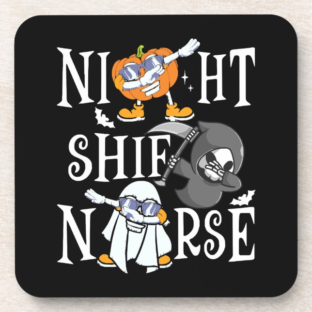 Night Shift Nurse Coaster (Front)