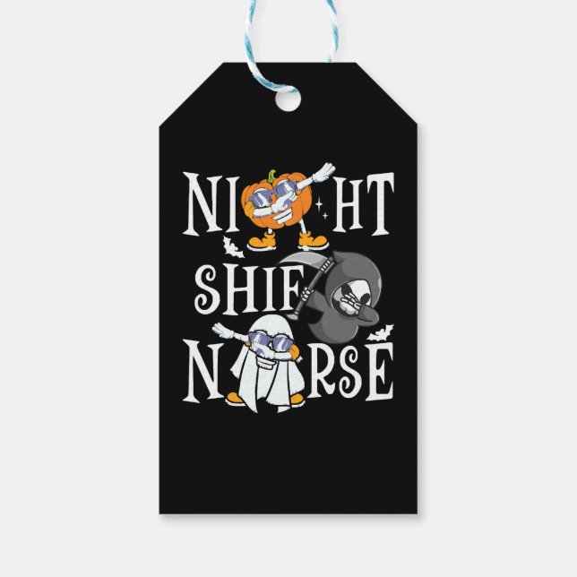 Night Shift Nurse Gift Tags (Back)