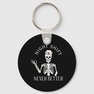Night Shift Nurse Icu Rn Er Cvicu Nicu Ed Np Hallo Key Ring