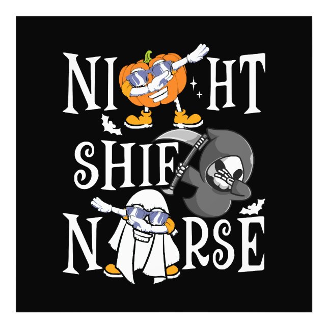 Night Shift Nurse Photo Print (Front)