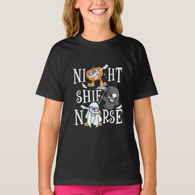 Night Shift Nurse T-Shirt (Front)