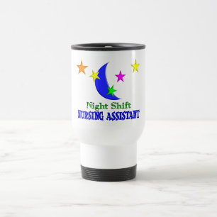 Night Shift Nursing Assistant Travel Mug