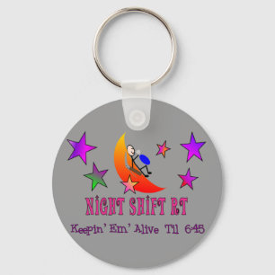 Night Shift RT MOON Stick Man Key Ring