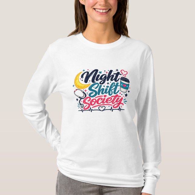 Night Shift Society T-Shirt (Front)