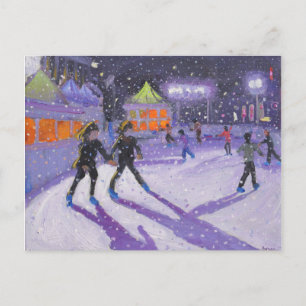 Night skaters Derby 2014 Postcard