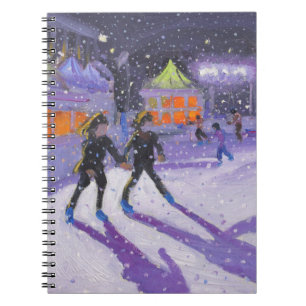 Night skaters Derby 2014 Spiral Notebook
