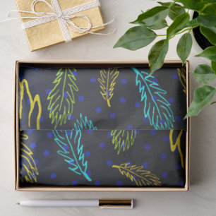 Night Sky Autumn Leaves Set 1 Tissue Paper