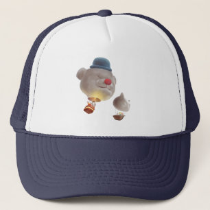 Night Sky Balloon Adventure Trucker Hat