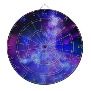 Night Sky Blue Sapphire Dartboard