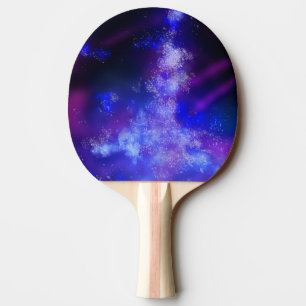 Night Sky Blue Sapphire Ping Pong Paddle