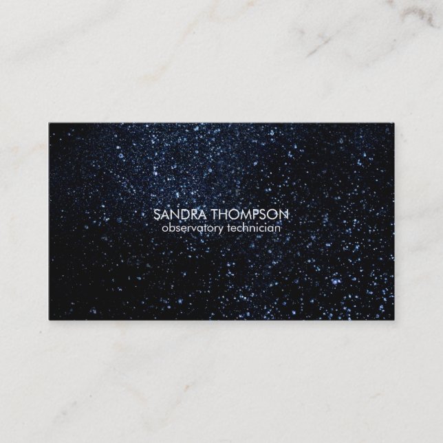 Night Sky Business Card (Front)