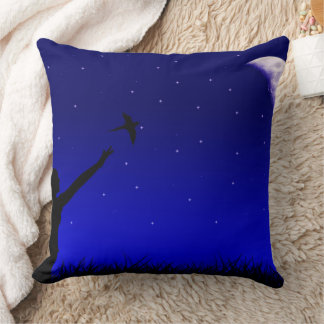 Night Sky - Cool Graphic Background Cushion
