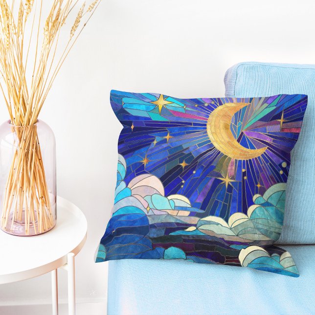 Night Sky - Digital Art Mosaic Cushion (Creator Uploaded)