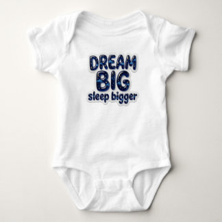 Night Sky Dream Big Sleep Bigger Baby Bodysuit