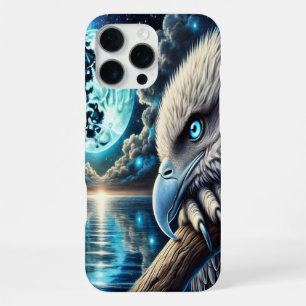 Night Sky Eagle Beneath Celestial Ocean Glow iPhone 16 Pro Max Case