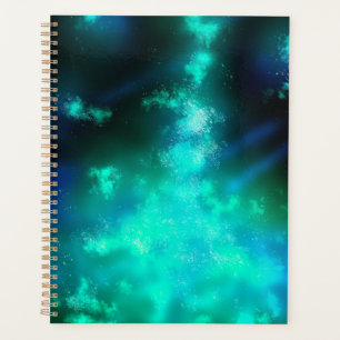 Night Sky Emerald Planner