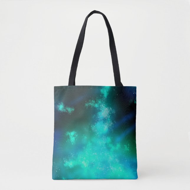 Night Sky Emerald Tote Bag (Front)