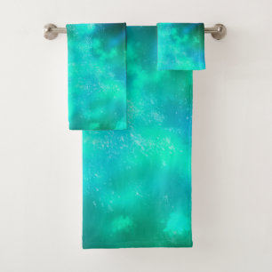 Night Sky Emerald Towel