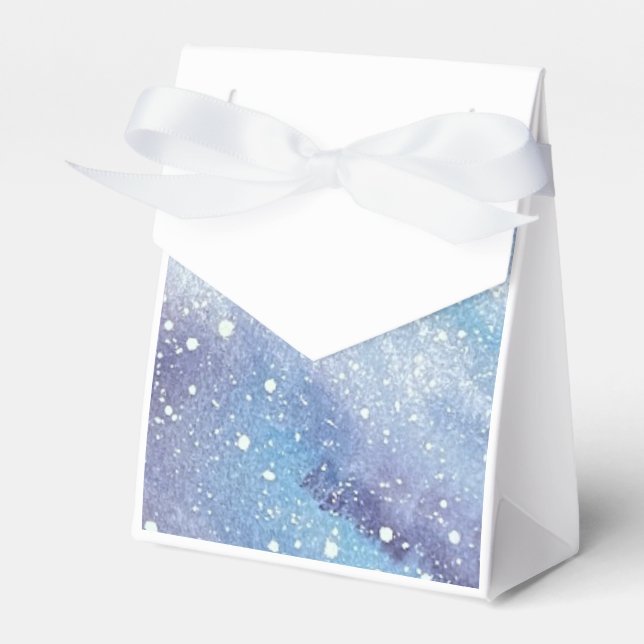 Night Sky Favour Bag Box (Front Side)