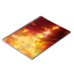 Night Sky Flame  Notebook