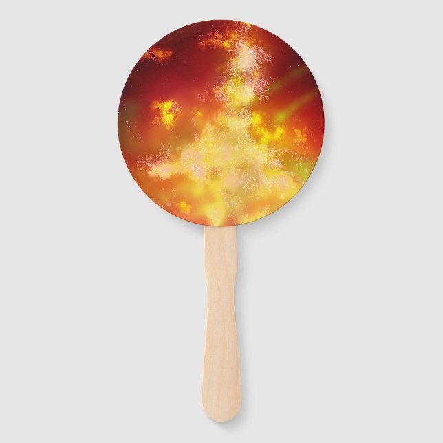 Night Sky Flame Set of Fans (Back)