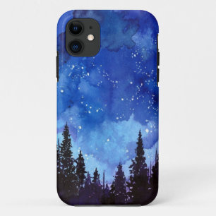 Night Sky forest Case-Mate iPhone Case