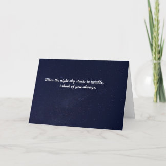 NIGHT SKY GREETING CARD