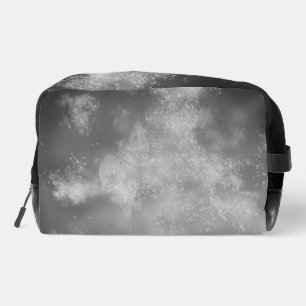 Night Sky Grey Monochrome Milky Way Dopp Kit