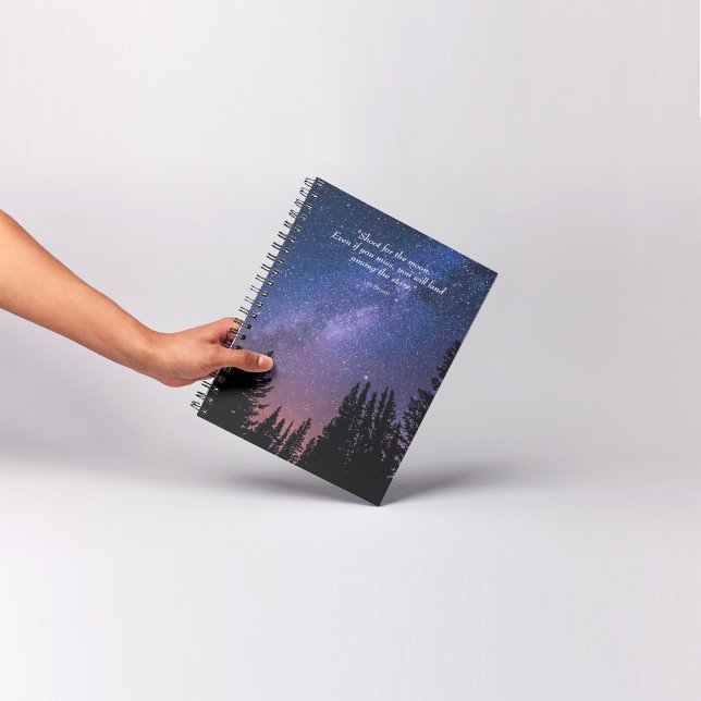 Night Sky Inspirational Quote Notebook (Creator Uploaded)