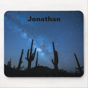 Night Sky Milky Way Desert Southwest  Mouse Pad