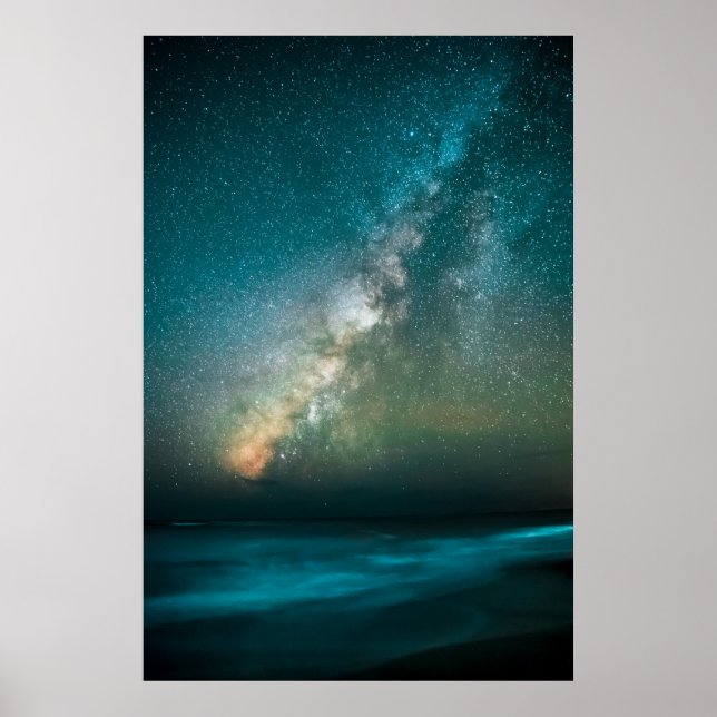 Night Sky Modern Photography Poster (Front)