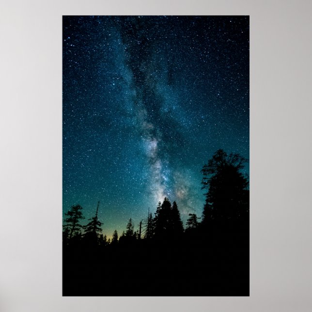 Night Sky Modern Photography Poster (Front)