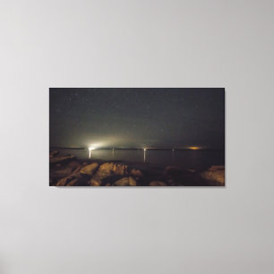 Night Sky Over Gouldsboro Bay, Maine Canvas Print