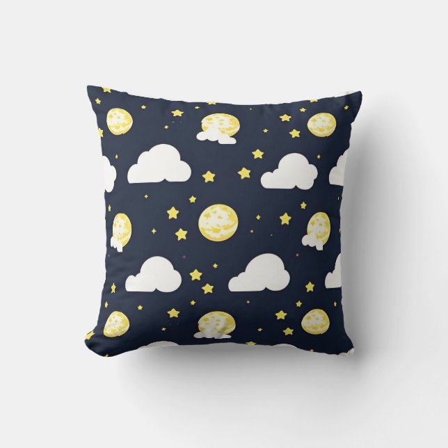 Night Sky Pattern Cushion (Front)