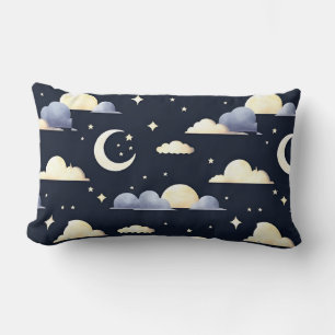 Night Sky Pattern Lumbar Cushion
