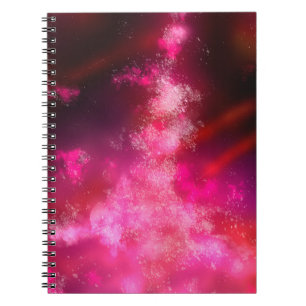 Night Sky Pink Flare Notebook