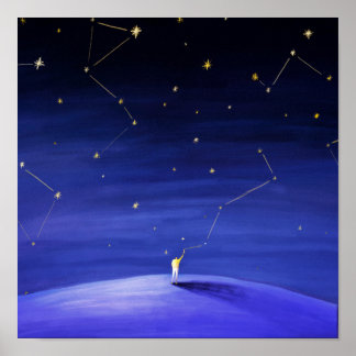 Night sky poster