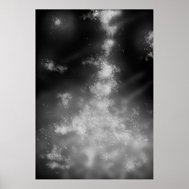 Night Sky Smoke Poster (Front)