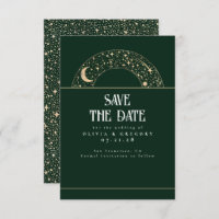 Night Sky Stars Celestial Save the Date