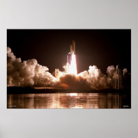 Night Space Shuttle Launch
