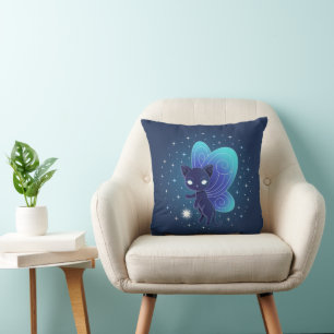 Night Star Fairy Pixie Cat Cushion